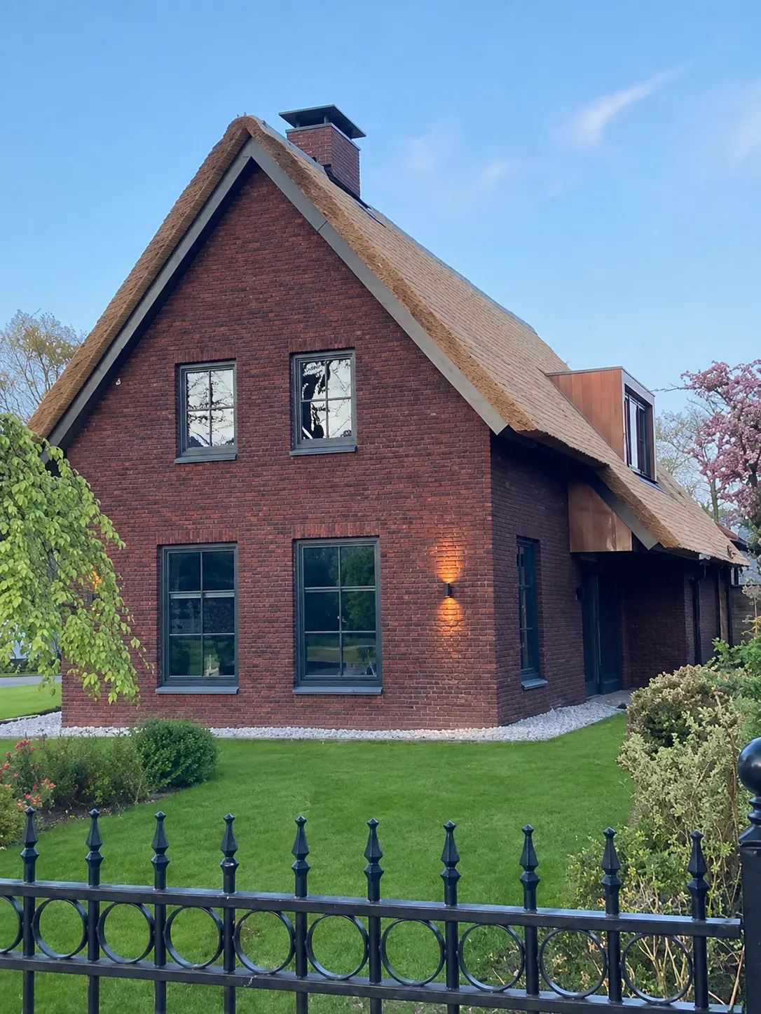 Karakteristieke rietkap villa